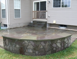 flagstone patio